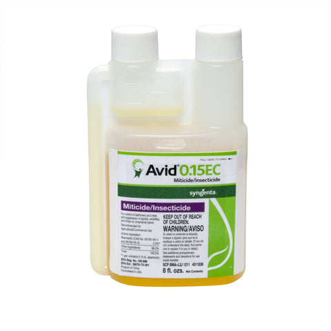 Avid 0.15 EC Miticide Insecticide Syngenta Mites 8 Fl Oz (Pack of 1)