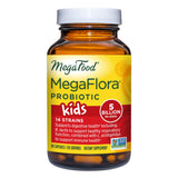 MegaFood MegaFlora Probiotic Kids - Probiotics for Kids 5+, 14 Probiotic Strains & 5 Billion CFUs - Probiotics for Digestive Health- Immune Support, Non-GMO, Made Without 9 Food Allergens - 60 Caps