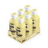 yfood Drink Happy Banana, Leckere Trinkmahlzeit für unterwegs, THIS IS FOOD Drink, 33g Protein, 26 Vitamine und Mineralstoffe, 6 x 500ml, Geschmack Banane