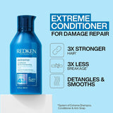 Redken Extreme Conditioner | Anti-Breakage & Protection for Damaged Hair | Strengthen and Fortify Hair | Infused With Proteins | For Weak, Brittle Hair | 10.1 Fl Oz