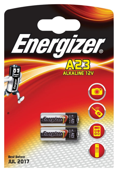 Energizer A23 Batteries, A23 Battery Alkaline, 2 Count