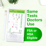 Easy@Home 10 Individual Pouch Urinary Tract Infection FSA Eligible Test Strips, UTI Urine Testing Kit for Urinalysis and Detection of Leukocytes and Nitrites- (UTI-10P)