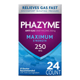 Phazyme Gas Relief Bundle with 500 mg and 250 mg Simethicone Fast Gels, 20 and 24 Count