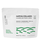 FKRO Matcha Collagen w Biotin, Hyaluronic Acid & Vitamin C - Hair, Skin, Nails & Joint Support - Naturally Sourced Type I & III Hydrolyzed Collagen Powder, Unsweetened - 22 Servings, 7.9oz