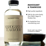 The Magic Scent "Mahogany & Teakwood" Oils for Diffuser - HVAC, Cold-Air, Ultrasonic Diffuser Oil - HVAC scents Inspired by Abercrombie & Fitch - Essential Oils for Diffusers Aromatherapy (200ml)