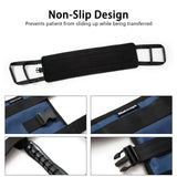 Nutscapt Transfer Sling Transfer Belts Senior Home Care,Strong Straps and Two Sets of Soft Rubber Handles Body Mobility Aid for Patients,Seniors Disabled, Elderly, Injured (Dark Blue, 35in*9.5in)