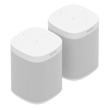 Sonos Two Room Set with All-New One - Smart Speaker with Alexa Voice Control Built-in. Compact Size with Incredible Sound for Any Room. (White)