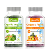 Bunkka Fruits and Veggies Supplement - Filled with Vitamins, 23 Fruits & 16 Vegetables - Balance of Organic Nature Fruit and Vegetables, Supports Energy Levels - Non GMO, Soy Free & Vegan