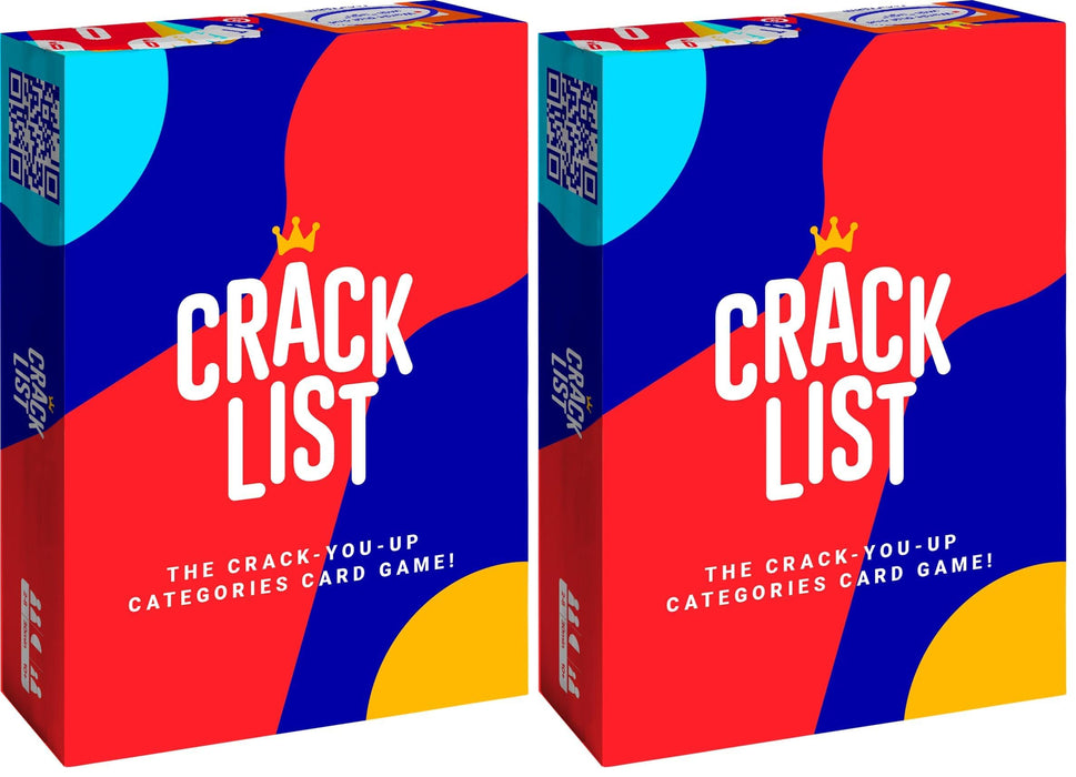 SAVANA Crack List - The Crack-You-Up Categories Card Game | 2+ Players | Quick and Hilarious Game for Kids, Teens and Adults | Family Board Games