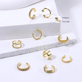 LOLIAS Ear Cuff Earrings for Women Non Piercing Gold Ear Cuffs 14K Gold Plated Ear Cuff for Non Pierced Ears Clip on Cartilage Earring Fake Earrings