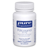 Pure Encapsulations Policosanol 20 mg | Hypoallergenic Supplement Supports Healthy Lipid Metabolism and Cardiovascular Function | 120 Capsules