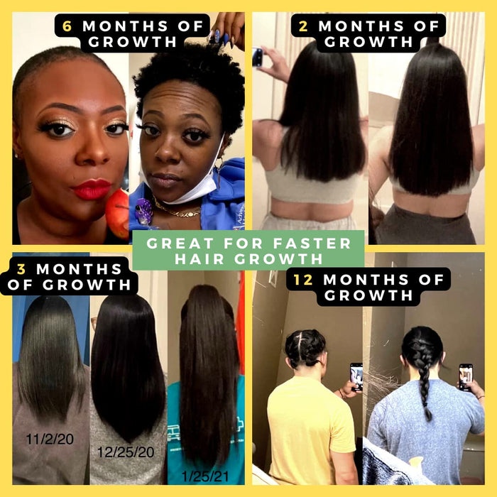 (2-Pack) 10 in 1 Hair Growth Oil (2 Oz) | Formulated With African Chebe Powder For Extreme Hair Growth, 2 Fl Oz (Pack of 1), 2.0 ounces