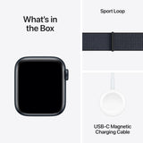 Apple Watch SE (2nd Gen) [GPS 40mm] Smartwatch with Aluminum Case with Midnight Sport Loop. Fitness & Sleep Tracker, Crash Detection, Heart Rate Monitor, Retina Display, Carbon Neutral