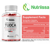 Nutriissa TUDCA 1000mg – Premium Tauroursodeoxycholic Acid for Liver Support – Advanced TUDCA Supplement for Men and Women – Vegan TUDCA Bile Salts – Soft and Chewy Gummies – 60pcs