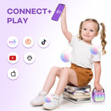 YLL Mini Karaoke Machine for Kids Toy, Karaoke Gifts for Girls Ages 4, 5, 6, 7, 8, 9, 10, 12 +Year Old Birthday Party, 4-12 Years Old Christmas Toys Gift for Girls (Purple)