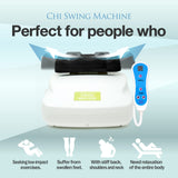 HOUSIST Chi Swing Machine - Massage for Vitality Aerobic Exercise Leg Shake Master with Padded Ankle Rest