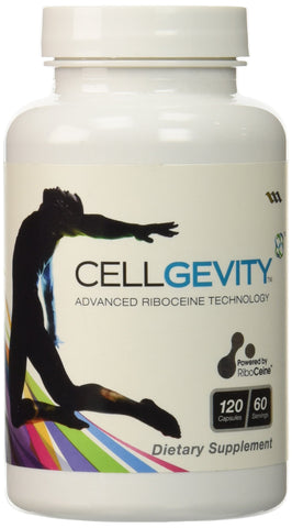 CELLGEVITY Advanced Riboceine Technology, 120 Vegetable Capsules, 60 Servings