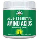 All 9 Essential Amino Acids Powder with 26 Clinical Studies. EAAs 32X Effective vs BCAA/BCAAS Branched Chain Aminos. Pre or Post Workout EAA Supplement. Perfect for Energy, Muscle Growth. Wildberry