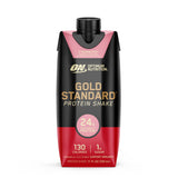 Optimum Nutrition Gold Standard Protein Shake, 24g Protein, Ready to Drink Protein Shake, Gluten Free, Vitamin C for Immune Support, Strawberry, 11 Fl Oz, 12 Count