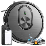 Robot Vacuum and Mop Combo, 3 in 1 Mopping Robotic Vacuum with Schedule, App/Bluetooth/Remote, Max Suction 1600Pa, Self-Charging Robot Vacuum Cleaner, Slim, Ideal for Hard Floor, Pet Hair, Carpet