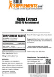 BulkSupplements.com Nattokinase 2000 FU Powder - Sourced from Natto Extract, Nattokinase Supplement - 100mg of Natto Powder per Serving, 25g (0.88 oz) (Pack of 1)