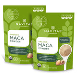 Navitas Organics Maca Powder, 16oz. (2-Pack), 181 Servings - Organic, Non-Gmo, Low Temp-Dried, Gluten-Free,Light Brown