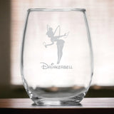 Drinkerbell (15 oz) Tinkerbell Fairy Wine Lovers Gifts - Funny Gag Birthday Christmas Present - Movie Themed Gifts - 21st Birthday- Pixie Dust - Peter Pan Fan - Gift for Her - Mom or Sister