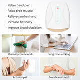 Nuubliss Compression Heat Massager, 2023 New Hand Massager with Heat and Compression, Hand Massager Machine Finger Independent Massage for Pain Relief,Carpal Tunnel and Finger Numbness