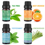 SOMORA Aromatherapy Essential Oil Diffuser Bracelet Gift Set w/Tea Tree, Lemongrass, Orange and Peppermint, Unique Gifts for Women, Birthday Gifts Ideas for Mom, Best Friend, Sister, Wife