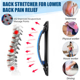Back Stretcher for Lower Back Pain Relief, Multi Level Back Cracker Board for Herniated Disc, Scoliosis, Spine Decompression, Back Cracking Device, Upper and Lower Back Stretcher