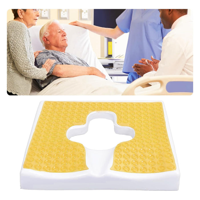 Eriro Anti Bedsore Cushion,Waterproof,Breathable, Comfortable, Pain-Relieving and Pressure-Sore Care Fiber Material Bed Sore Cushion for Butt, Suitable for bedridden Elderly and Disabled People