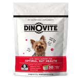 Dinovite Probiotic Supplement for Dogs - Omega 3 for Dogs - Hot Spot Relief - Skin & Coat Supplement for Dogs - 30 Day Supply (30 Day Supply, Small Dogs (1-18 lbs))