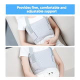 Solmyr Rib Injury Belt Chest Binder, Chest Brace Chest Compression Suppor Rib Bandage Wrap for Sternum Injuries, Sore or Bruised Ribs Support, Dislocated Ribs Protection, Pulled Muscle Pain