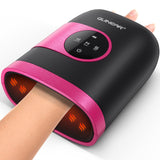 QUINEAR Hand Massager, Gift for Mom Wife - Cordless Hand Massager with Heat and Compression for Arthritis, Carpal Tunnel and Stiff Joints - Gifts for Women Men- FSA/HSA Eligible (Pink)