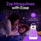 Zappify Zapper 2.0 3 Pack Portable Bug Zapper, Indoor & Outdoor, Cordless Rechargeable Mosquito Zapper, Hanging Hook, 1500V High Voltage, Trap for Fly, Insect, Mosquito & Bugs