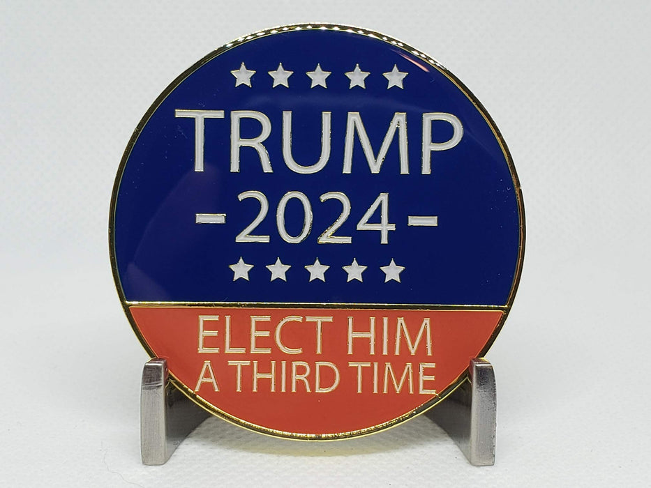 Trump Challenge Coin 2024 Funny satirical - Let's go Brandon