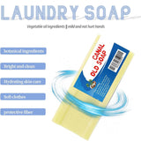 Canal Old Soap With Brush, Canal Soap Bar For Stains, Magic Soap Bar Stain Remover Easily Remove Stains From Clothes (1Pcs)