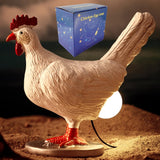 Lifelike Resin Chicken Egg Night Light with Color Box - Easter Egg Lamp for Birthdays and Christmas