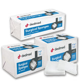 Dealmed 4" x 4" Surgical Sponges, 8-Ply, Non-Woven Absorbent Gauze Sponges for Wound Care, First Aid Kits and Medical Facilities, 200 Count (Pack of 4)