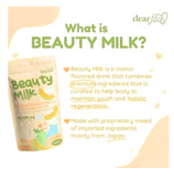 Dear Face 2 Packs Beauty Milk Japanese Collagen Melon Drink - 50,000mg Hydrolyzed Collagen