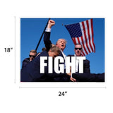 Trump Fight 18" x 24" Presidential Campaign Yard Sign