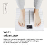 Withings Body Cardio - Premium Wi-Fi Body Composition Smart Scale, Tracks Heart Rate, BMI, Fat, Muscle Mass, Water Percent, Digital Bathroom Scale, App Sync Via Bluetooth or Wi-Fi