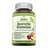 Herbal Secrets Quercetin 800mg with Bromelain 165mg, Veggie Capsules Supplement | Non-GMO | Gluten Free | Made in USA (965 mg, 120, Count)
