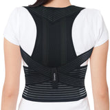 ORTONYX Back Brace Posture Corrector Clavicle and Shoulder Support for Men and Women, Upper and Lower Back Pain Relief - Scoliosis, Hunchback, Hump, Thoracic, Spine Corrector/8247