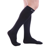 Doc Miller Compression Socks, 20-30 mmHg Medical Grade Closed Toe Socks for Running, Circulation, Shin Splints, Varicose Veins, & Calf Recovery - Knee High Support for Men & Women - Medium Size, Black