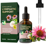 KILINO Lymphatic Drainage Drops, Organic Lymph System Support Drops with Echinacea & Red Clover Extract - Vegan Alcohol and Sugar Free, 30 Servings