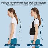 Back Brace Posture Corrector for Women and Men-Back Straightener Posture Corrector, Scoliosis and Hunchback corrector for upper and lower back support, Posture Trainer, Shoulder Brace Adjustable (L)