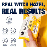 Dickinson's Original Witch Hazel Refreshingly Clean Cleansing Cloths with Aloe, 4 Pack, 25 Cloths per Pack