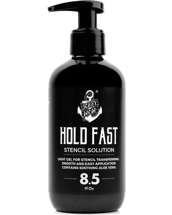 Sorry Mom Tattoo Stencil Gel Solution -Tattoo Transfer Gel for Clean, Dark Stencils - HOLD FAST Tattoo Stencil Transfer Gel for Tattooing - Tattoo Gel & Tattoo Supplies Made by Professionals (8.5 oz)