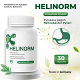 HELINORM Pylopass Lacobacillus Reuteri Against Helicobacter Pylory Infection L-Reuteri Dietary Supplement Useful Bacteria Improve Digestion Healthy Gut 30 Capsules